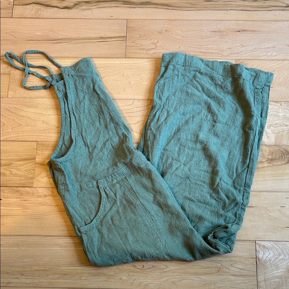 Olive Green Kids Jumpsuit